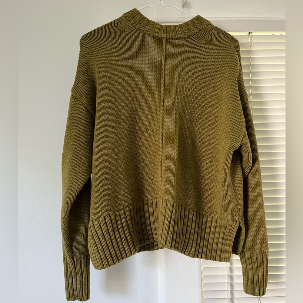 **consigned** A New Day, Olive Colored Oversized Sweater, size small
